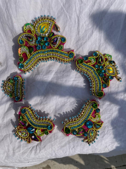 Laddu Gopal Dress - ISKCON Style Hand Embroidered